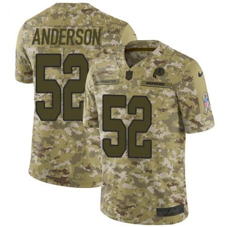 Nike Commanders #52 Ryan Anderson Camo Men's Stitched NFL Limited 2018 Salute To Service Jersey