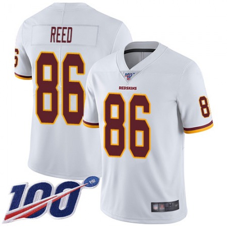Nike Commanders #86 Jordan Reed White Men's Stitched NFL 100th Season Vapor Limited Jersey