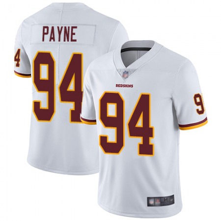 Nike Commanders #94 Da'Ron Payne White Men's Stitched NFL Vapor Untouchable Limited Jersey