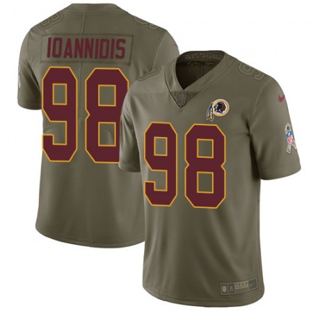 Nike Commanders #98 Matt Ioannidis Olive Men's Stitched NFL Limited 2017 Salute To Service Jersey