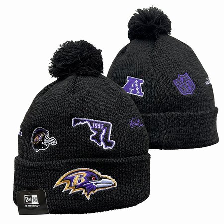 Baltimore Ravens Beanies Knit Hat
