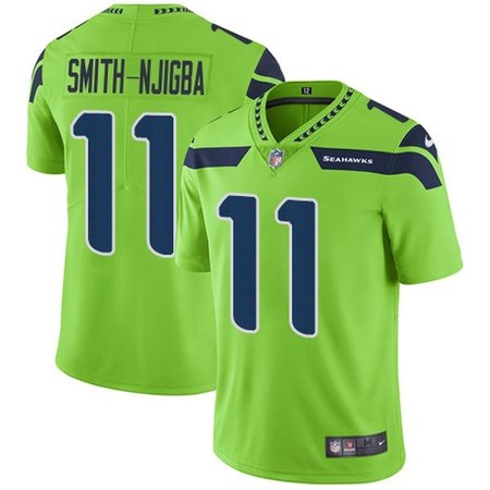 Nike Seahawks #11 Jaxon Smith-Njigba Green Men's Stitched NFL Limited Rush Jersey