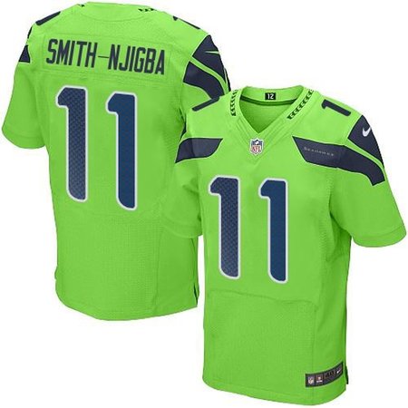 Nike Seahawks #11 Jaxon Smith-Njigba Green Men's Stitched NFL Elite Rush Jersey