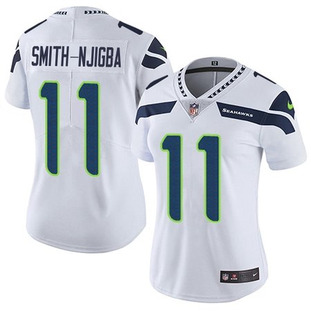 Nike Seahawks #11 Jaxon Smith-Njigba White Women's Stitched NFL Vapor Untouchable Limited Jersey