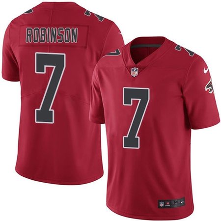 Nike Falcons #7 Bijan Robinson Red Men's Stitched NFL Limited Rush Jersey