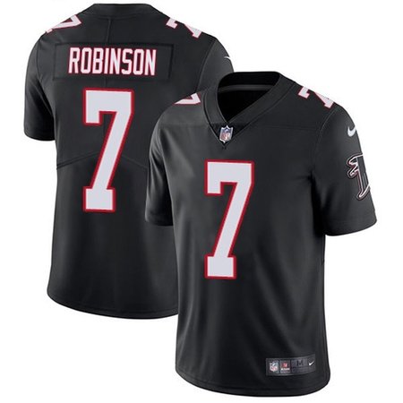 Nike Falcons #7 Bijan Robinson Black Alternate Men's Stitched NFL Vapor Untouchable Limited Jersey