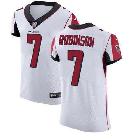 Nike Falcons #7 Bijan Robinson White Men's Stitched NFL New Elite Jersey