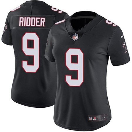 Nike Falcons #5 Desmond Ridder Black Alternate Stitched Women's NFL Vapor Untouchable Limited Jersey