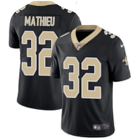 Nike Saints #32 Tyrann Mathieu Black Team Color Men's Stitched NFL Vapor Untouchable Limited Jersey