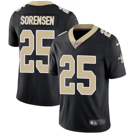 Nike Saints #25 Daniel Sorensen Black Team Color Men's Stitched NFL Vapor Untouchable Limited Jersey