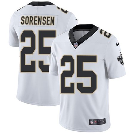 Nike Saints #25 Daniel Sorensen White Youth Stitched NFL Vapor Untouchable Limited Jersey