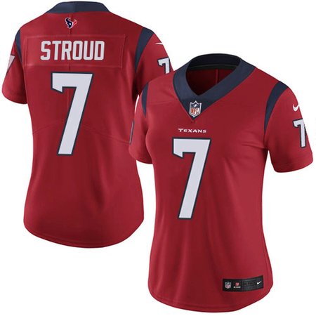 Nike Texans #7 C.J. Stroud Red Alternate Women's Stitched NFL Vapor Untouchable Limited Jersey