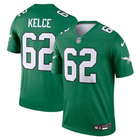 Men's Philadelphia Eagles Jason Kelce Nike Kelly Green Alternate Legend Player Jersey