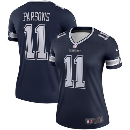 Nike Cowboys #11 Micah Parsons Navy Blue Team Color Women's Stitched NFL Legend Jersey